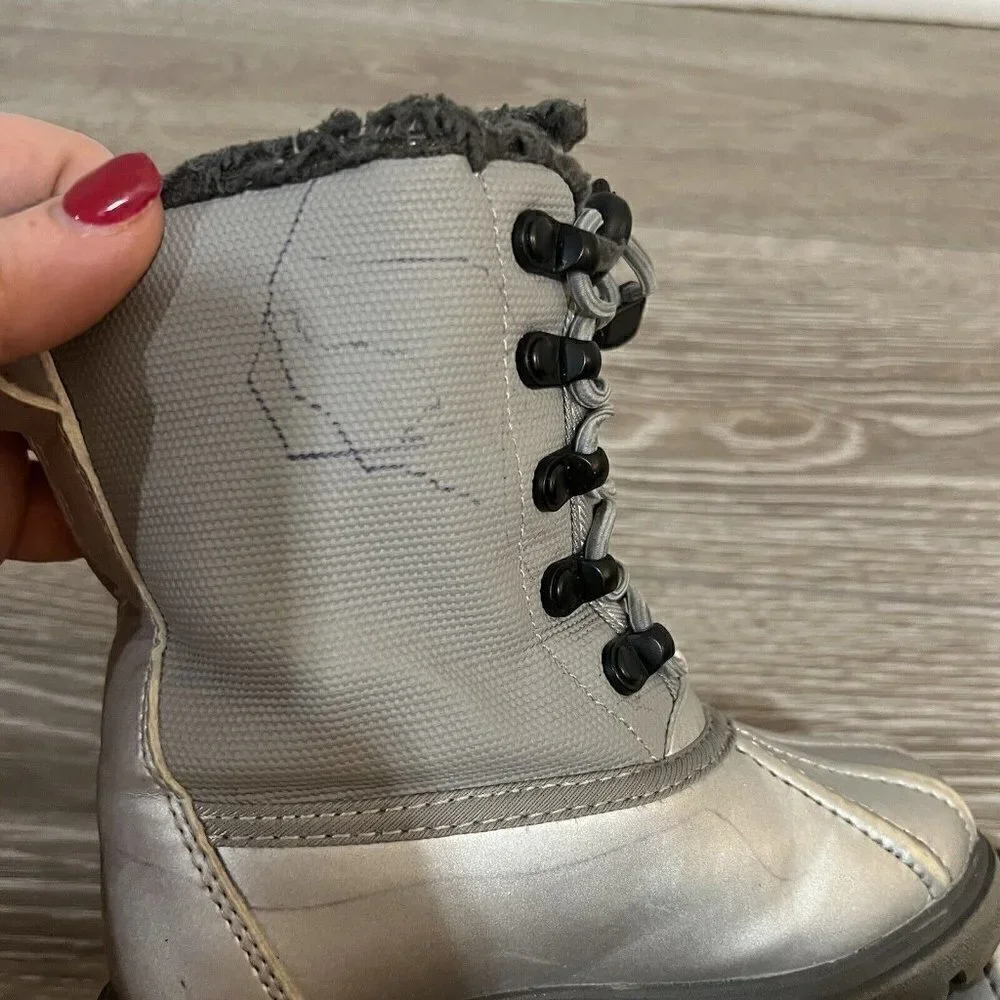 Native silver boots